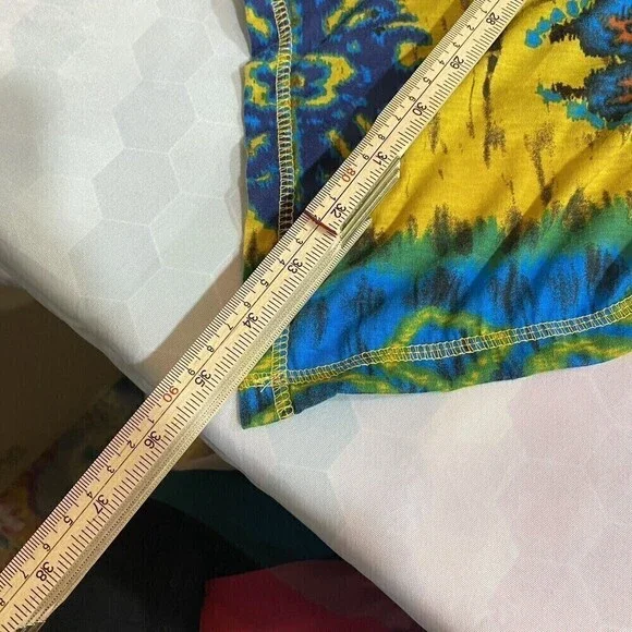 Urban Mangoz Womens Multicolor Stich Embroidered  Blouse Tunic Top Medium Novelt - Picture 6 of 12